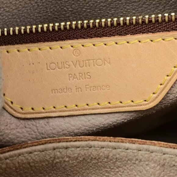 LOUIS VUITTON BUCKET PM Shoulder Tote Bag Monogram Leather Brown M42238 32YF410 - Picture 8 of 14
